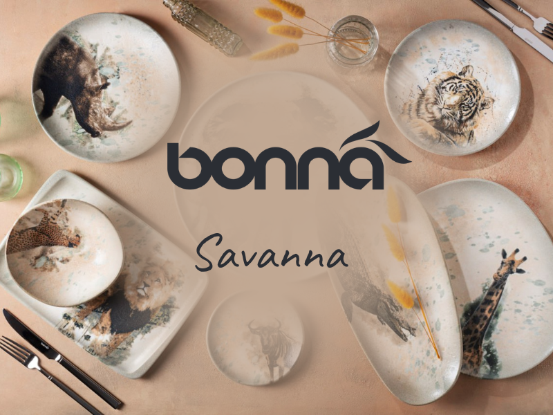 НОВИНКА от Bonna – экзотическая серия столового фарфора Savanna