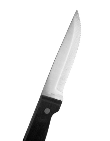 Нож для стейка 123/245 мм. 18/0  2 мм. ручка дерево Pinti /1/