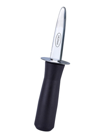 Нож для устриц  75/175 мм. с ограничителем, ручка черная MGsteel /1/12/144/