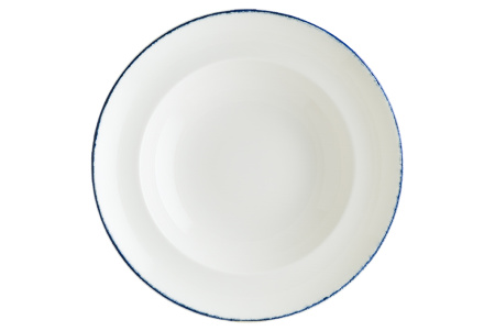 Тарелка для пасты d=300 мм.  550 мл. Ретро синий край, форма Гурмэ Bonna /1/6/258/